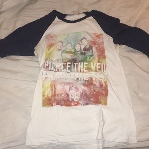 Pierce The Veil Vintage Style Baseball Tee
